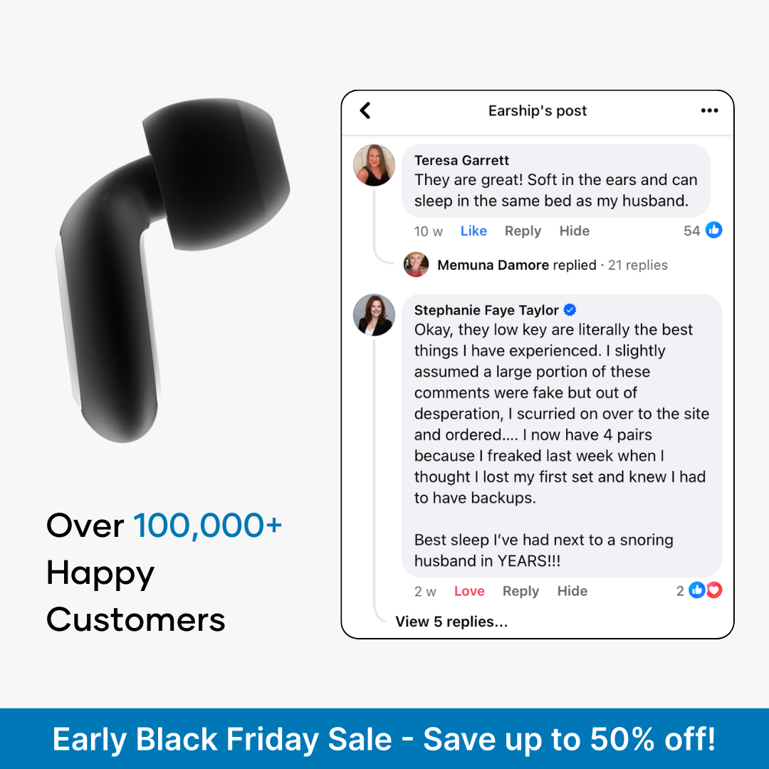 SnoreSilence™ Sleep Plugs