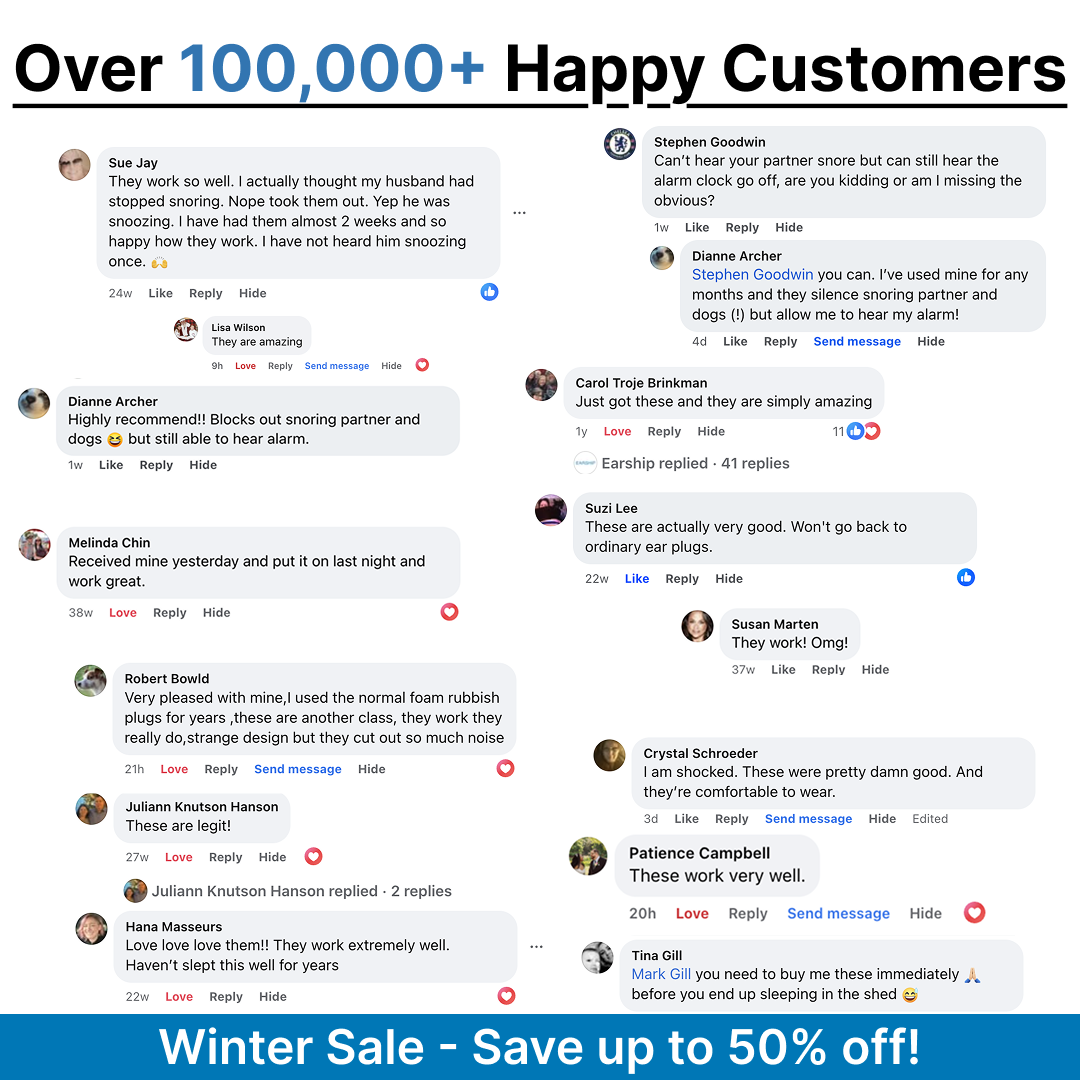 SnoreSilence™ Sleep Plugs