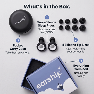SnoreSilence™ Sleep Plugs