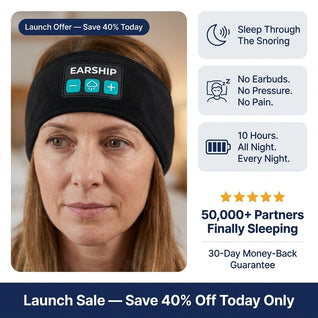 SnoreSilence™ Bluetooth Sleep Band