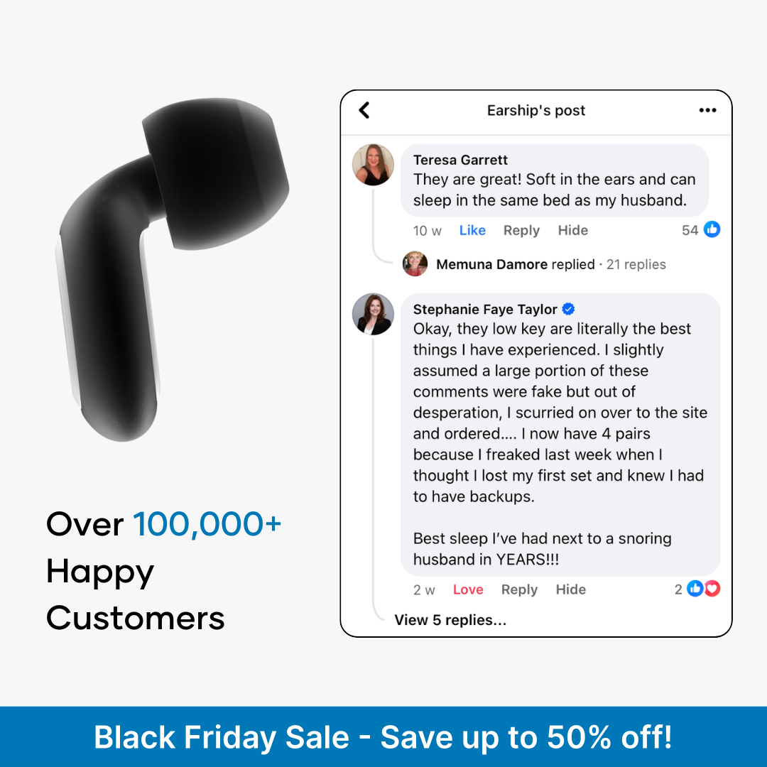 SnoreSilence™ Sleep Plugs