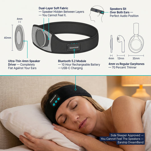 SnoreSilence™ Bluetooth Sleep Band