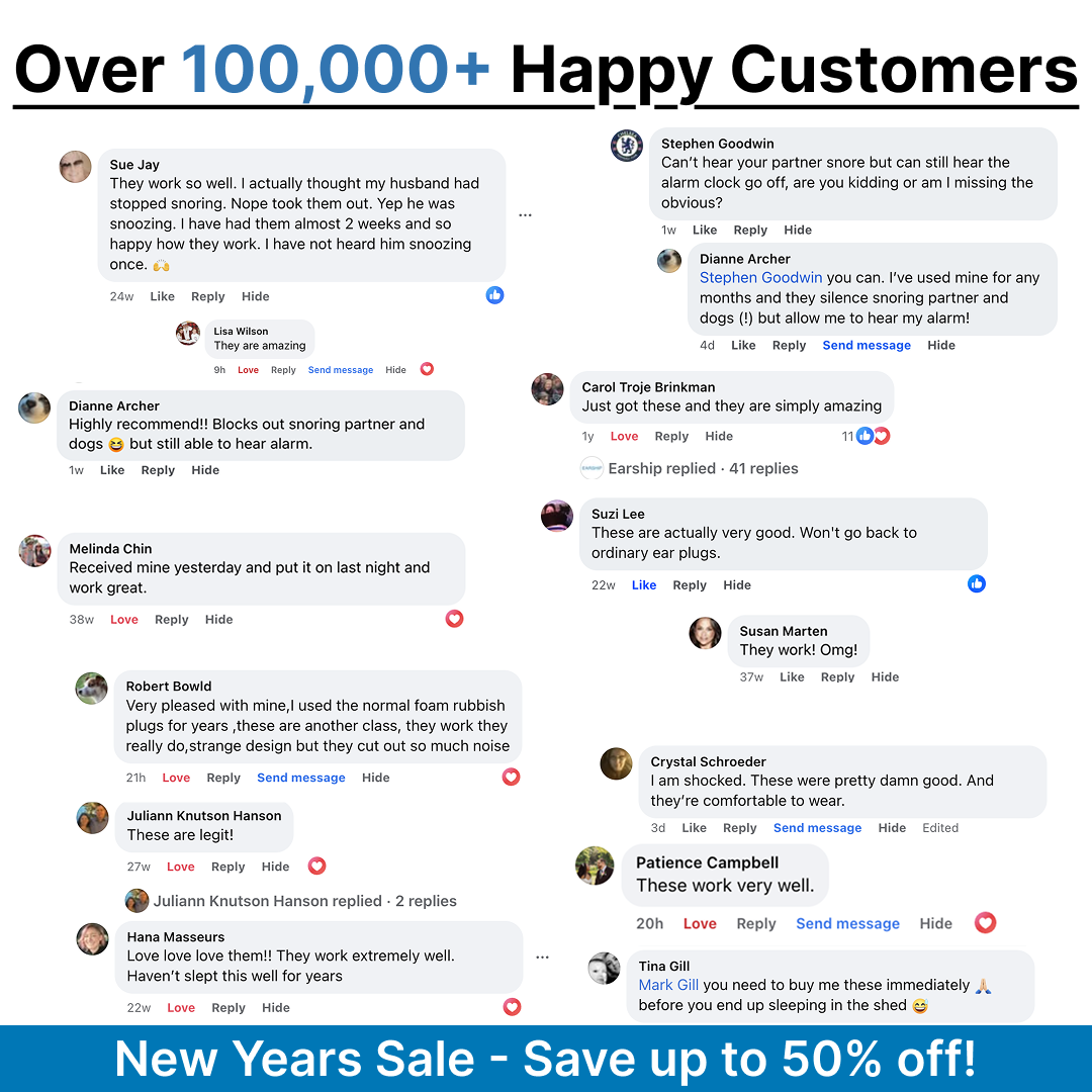 SnoreSilence™ Sleep Plugs